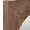 Solstice Walnut Statement 115cm Wall Mirror Wall Mirror UK