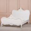 5ft French Chateau King Size Mahogany Off White Painted Bed Painted Bed UK
