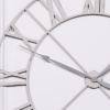 Extra Large Distressed Pale Grey Contemporary Skeleton Metal Wall Clock Wall Clock UK