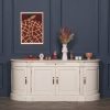 Aged French Distressed Cream Sideboard Cream Sideboard UK