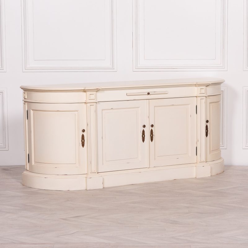 Aged French Distressed Off White Sideboard White Sideboard UK
