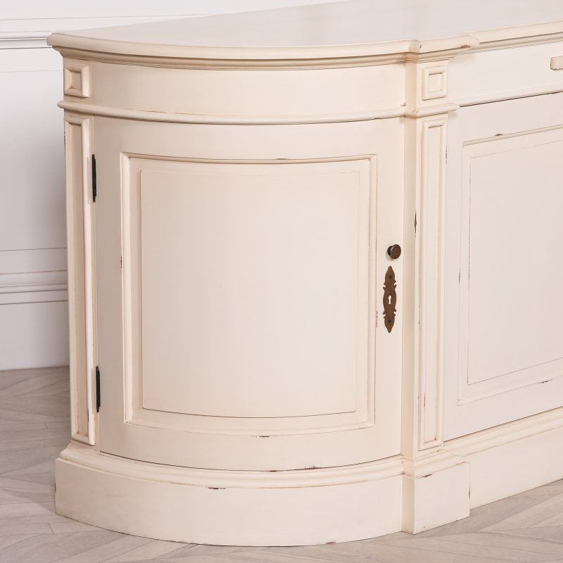 Aged French Distressed Off White Sideboard White Sideboard UK