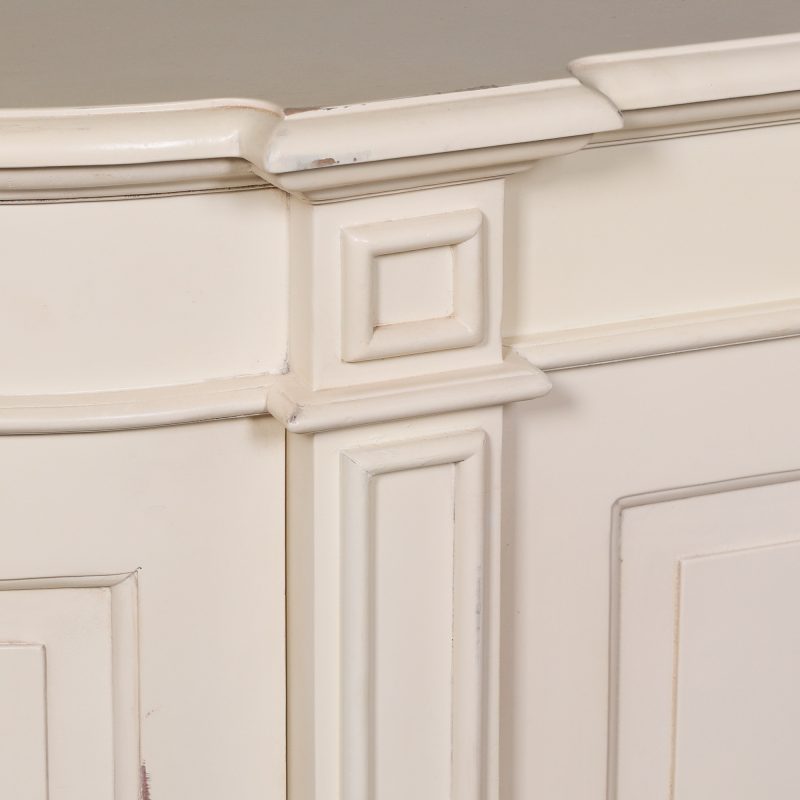 Aged French Distressed Cream Sideboard Cream Sideboard UK
