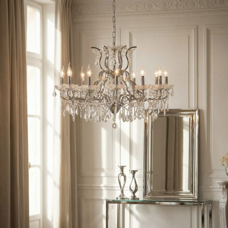 Glass Chandelier UK