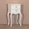 Slim French 2 Drawer Bedside Table Bedside Table UK