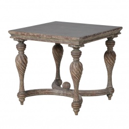 Lanhoso Wooden Distressed Small Table Small Table UK