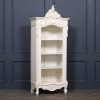 Annette French Style White Rococo Carved Open Bookcase Open Bookcase UK