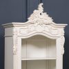 Annette French Style White Rococo Carved Open Bookcase Open Bookcase UK