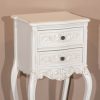 Slim French 2 Drawer Bedside Table Bedside Table UK