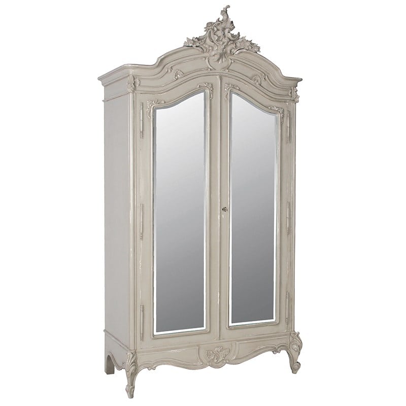 Echery 2 Doors Mirrored Armoire Furniture La Maison Chic Luxury Interiors