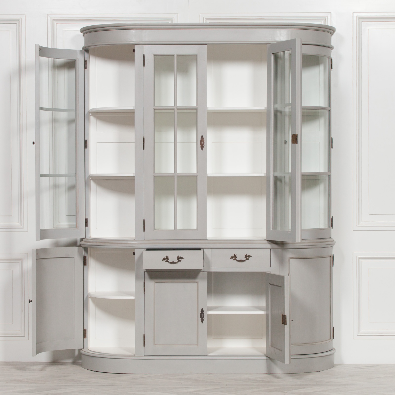 Aurelia Carved French Style Large Light Grey Dresser Furniture La