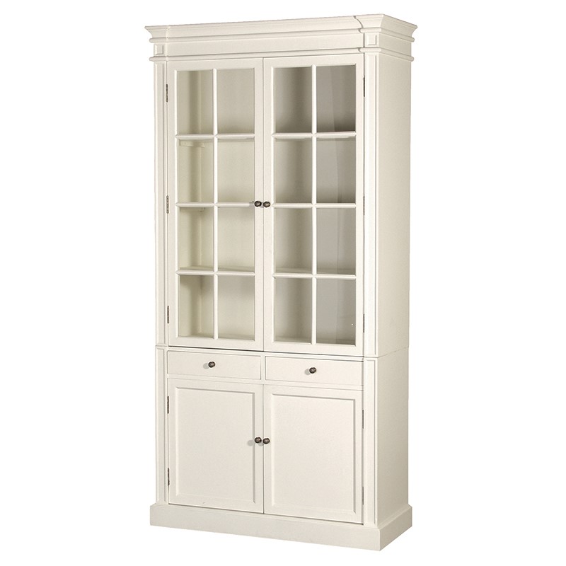 Cream Rivau Glazed Bookcase Furniture La Maison Chic Luxury