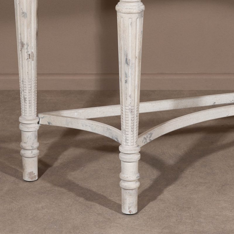 Odette Distressed Carved Console Table Console Table UK