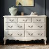 French Style White Lamont 7 Drawers Chest Drawers Chest UK