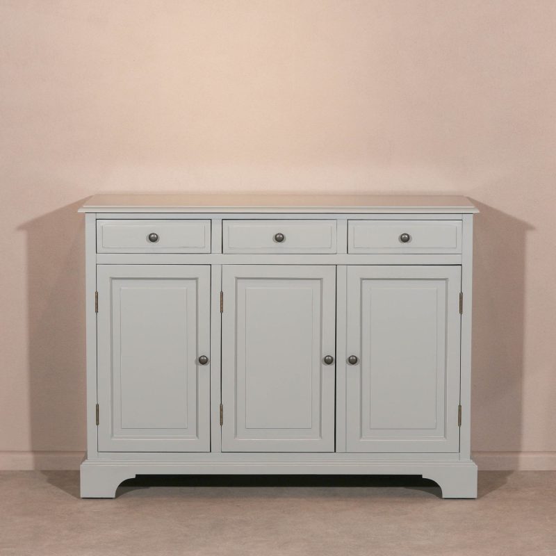 Grey Rivau 3 Door Sideboard Door Sideboard UK