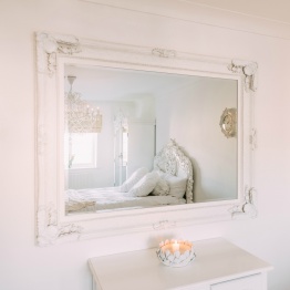 Maddelena Large White Mirror White Mirror UK