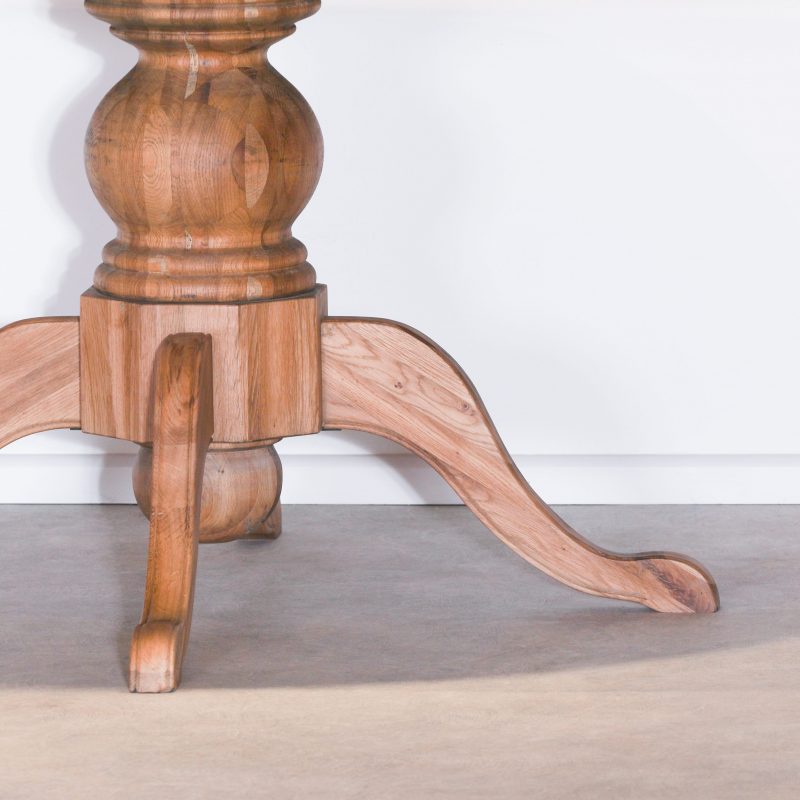 Unfinished Natural Look Weathered Oak Extendable Dining Table Dining Table UK