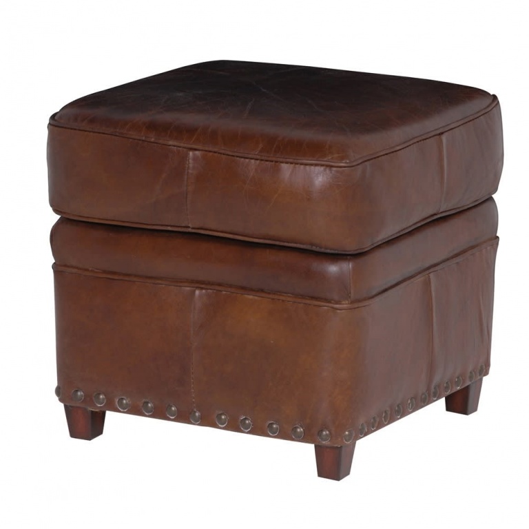 Leather Footstool UK