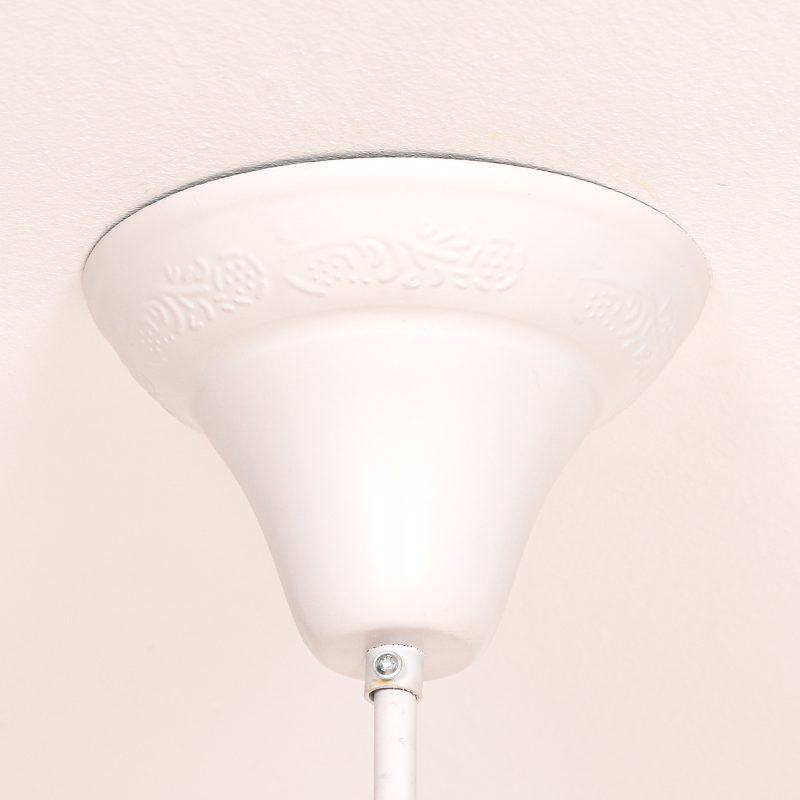 White 8 Branch Shallow Cut Glass Chandelier Glass Chandelier UK