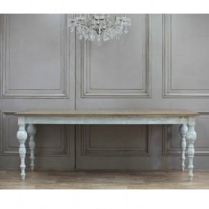 Aged Montmort Distressed Painted Dining Table Dining Table UK