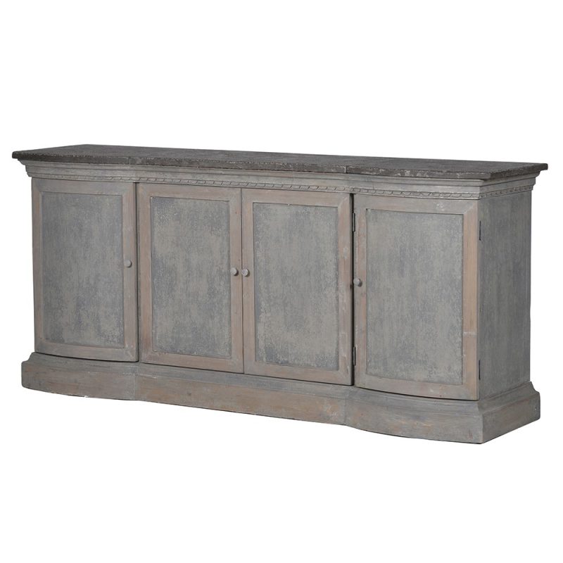 Rennes Stone Top Aged Sideboard Aged Sideboard UK