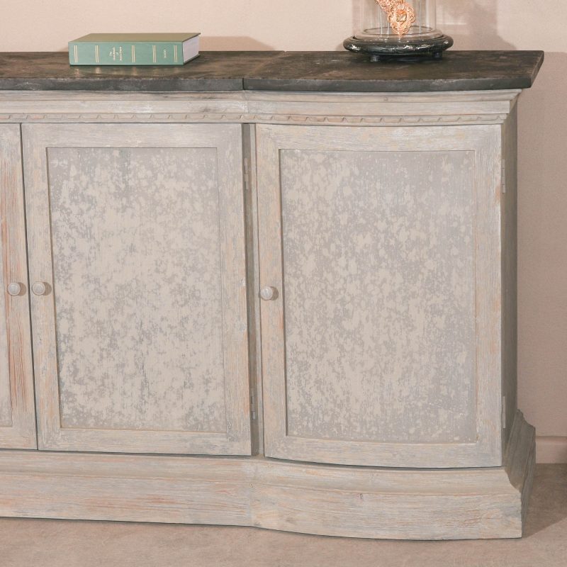 Rennes Stone Top Aged Sideboard Aged Sideboard UK
