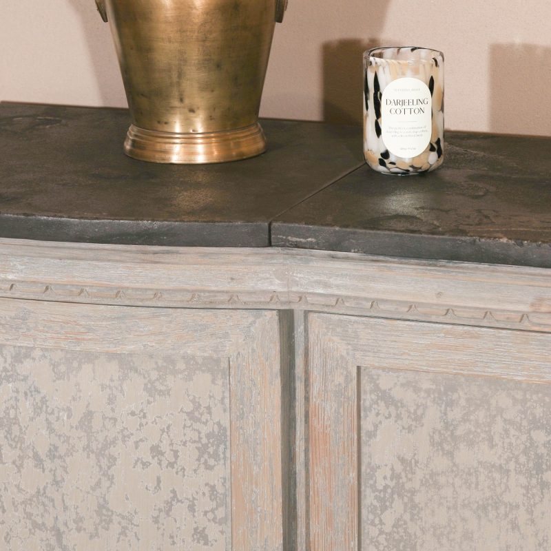 Rennes Stone Top Aged Sideboard Aged Sideboard UK