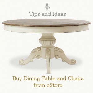 dining table and chairs