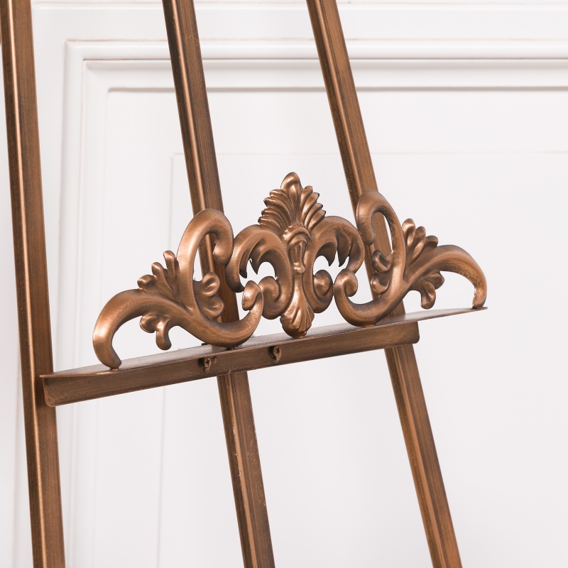 French Style Antiqued Gold Metal Easel Metal Easel UK