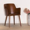 Vintage Style Italian Leather Chair Leather Chair UK
