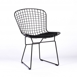Bertoia Inspired Black Mesh Wire Dining Chair Dining Chair UK