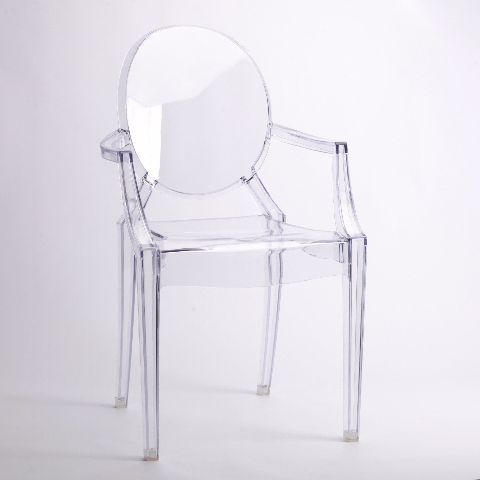 Clear Ghost Transparent Contemporary Dining Chair Transparent Contemporary