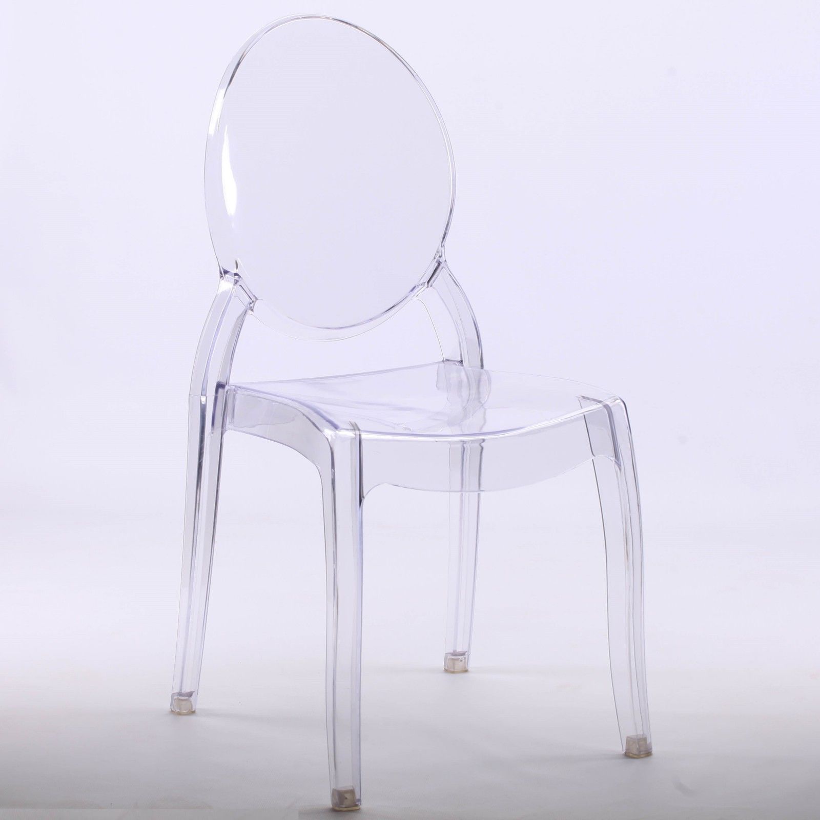 Large Clear Ghost Transparent Dining Chair Transparent Contemporary