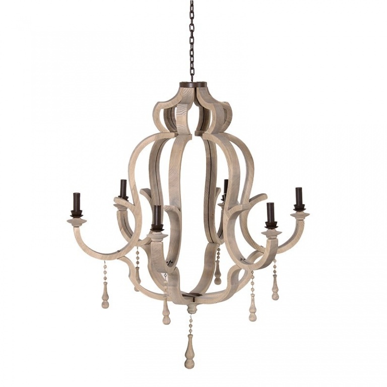 Wooden Chandelier UK