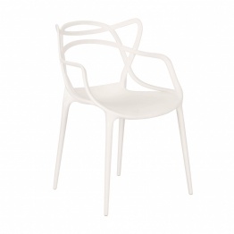Moulded White Dining Chair Dining Chair UK