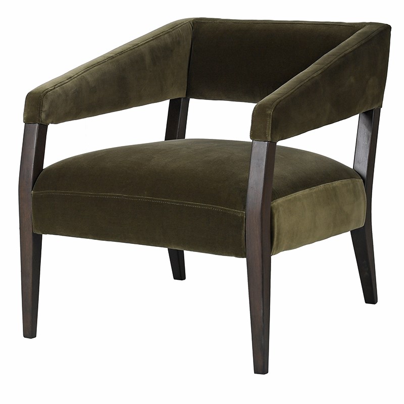 Dark Olive Occasional Chair Furniture La Maison Chic Luxury Interiors