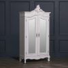 French White Hand Carved Double Armoire Double Armoire UK