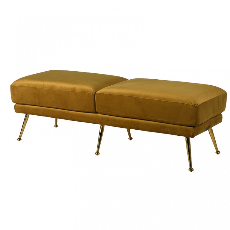 Velvet Footstool UK