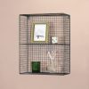 Industrial Metal Wire 2 Tier Black Shelf Rack Vintage Retro Style Wall Mounted Wall Mounted UK