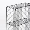 Industrial Metal Wire 2 Tier Black Shelf Rack Vintage Retro Style Wall Mounted Wall Mounted UK