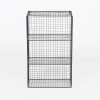 Industrial Metal Wire 3 Tier Black Shelf Rack Vintage Retro Style Wall Mounted Wall Mounted UK