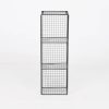 Industrial Metal Wire 3 Tier Slim Black Shelf Rack Vintage Retro Style Wall Mounted Wall Mounted UK