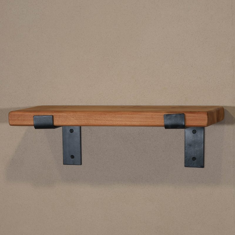 Rustic Wooden Wall Shelf Industrial Wood Iron Metal Scaffold Board Style Shelves 50cm Shelves 50cm UK