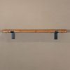 Rustic Wooden Wall Shelf Industrial Wood Iron Metal Scaffold Board Style Shelves 100cm Shelves 100cm UK