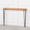 Rustic Wooden Hairpin Hall Table Console 77cm Console 77cm UK
