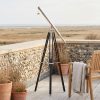 Chrome Nickel Plated Telescope On A Wooden Tripod Stand Tripod Stand UK