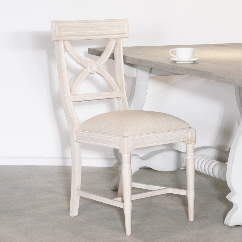 Idonia White Wash Dining Chair Dining Chair UK