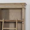 Avalon Rustic Large Open Bookcase With Ladder With Ladder UK