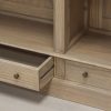 Avalon Rustic Large Open Bookcase With Ladder With Ladder UK