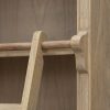 Avalon Rustic Large Open Bookcase With Ladder With Ladder UK
